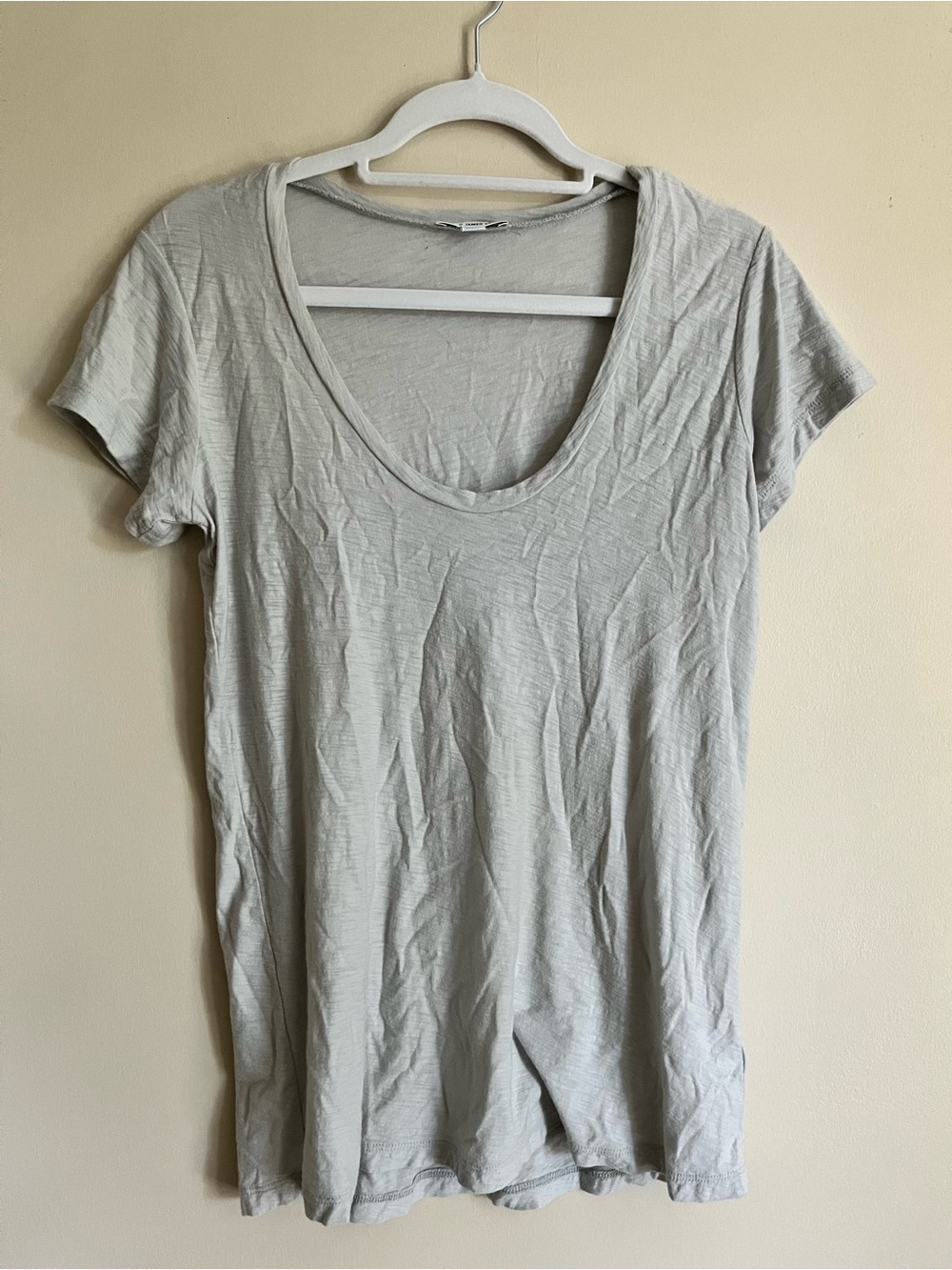 James Perse slub knit crew neck tee size 2